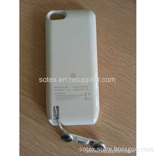 High Quality Backup Battery With Built-in Earphone For Iphone 5
